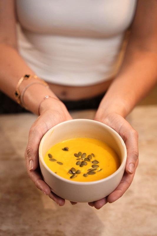 Cozy Carrot Ginger Soup | Fall Recipes