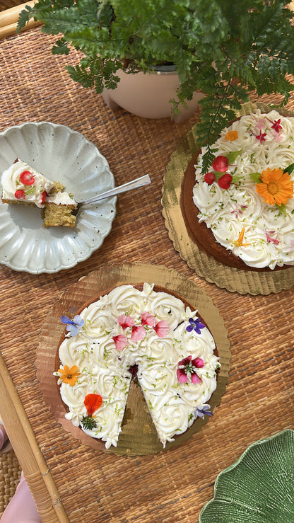 Lemon Pistachio and Olive Oil Seasonal Cake
