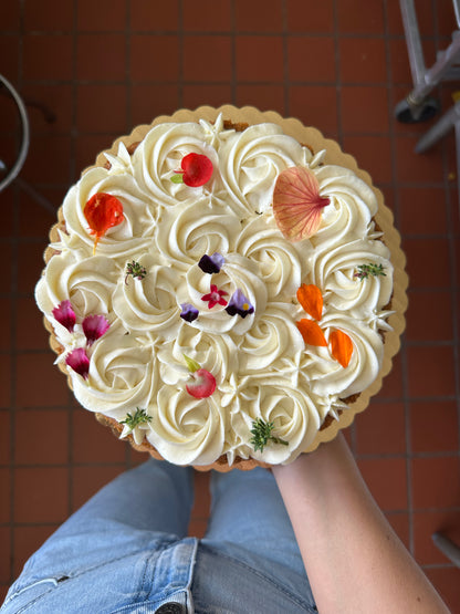 Lemon Pistachio and Olive Oil Seasonal Cake