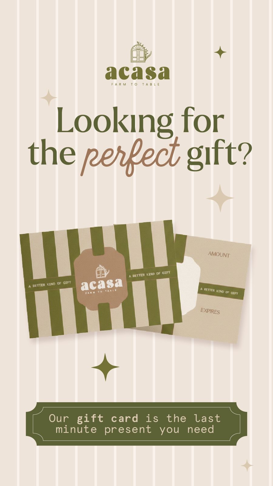 ACASA VIRTUAL GIFT CARD