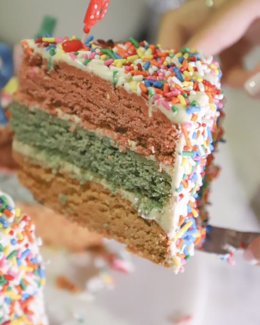 Vegan Funfetti Cake - Skinny Cravings