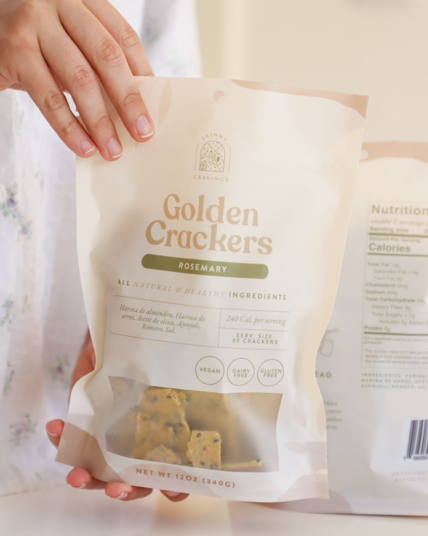 Golden Crackers - Skinny Cravings