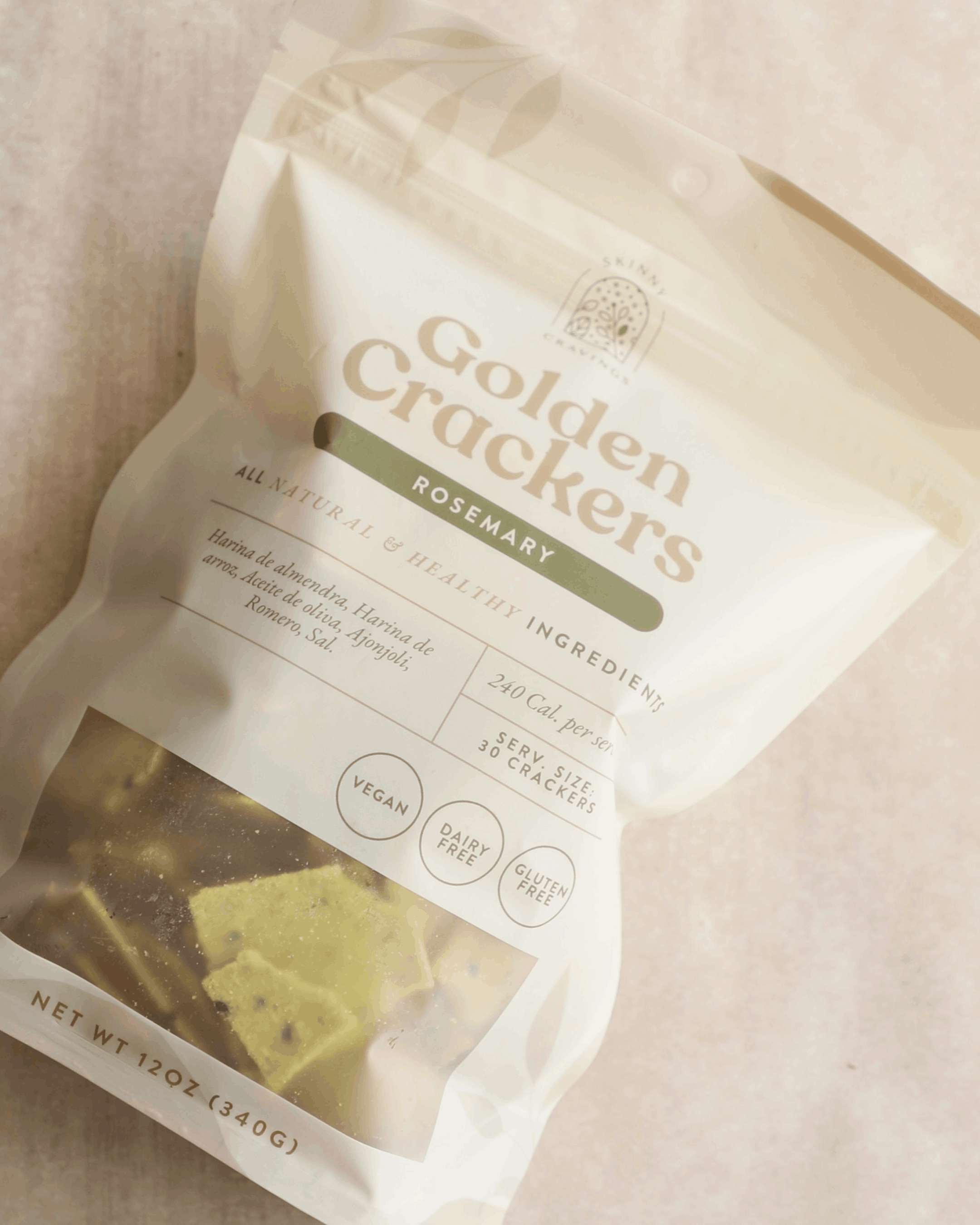 Golden Crackers - Skinny Cravings
